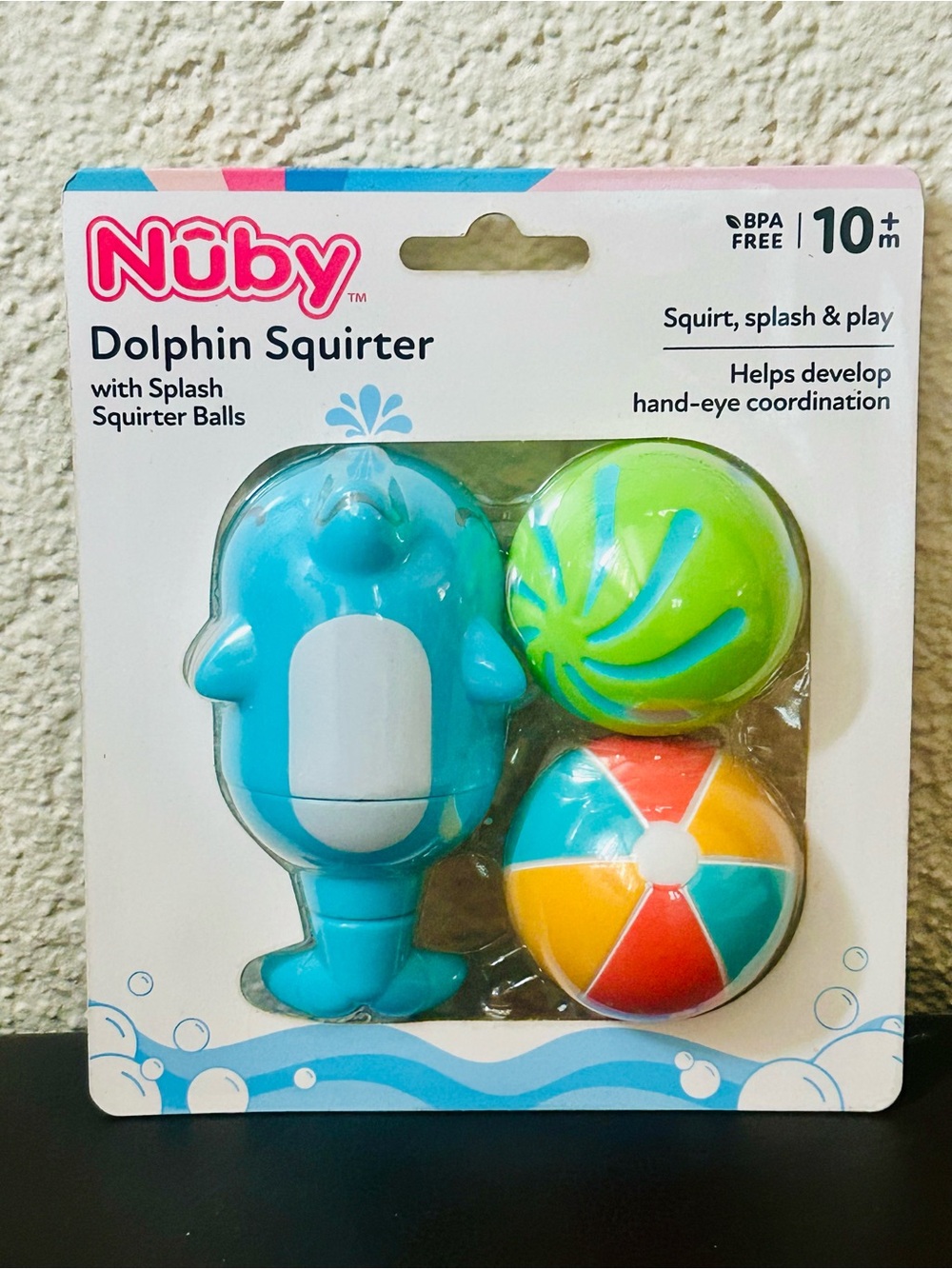 Nuby Dolphin Squirter Bath Toy Set